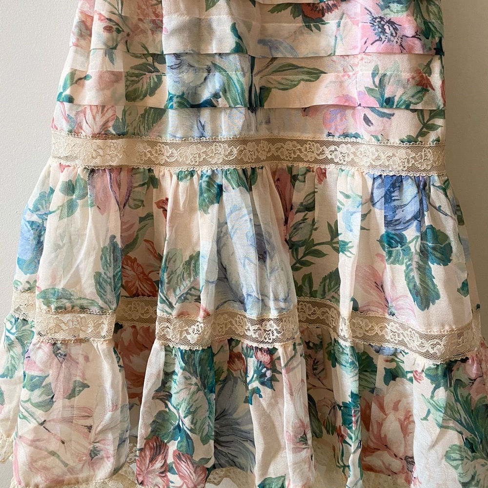 Zimmermann Verity Scallop Short Dress size 2/ US 8 - Picture 4 of 11